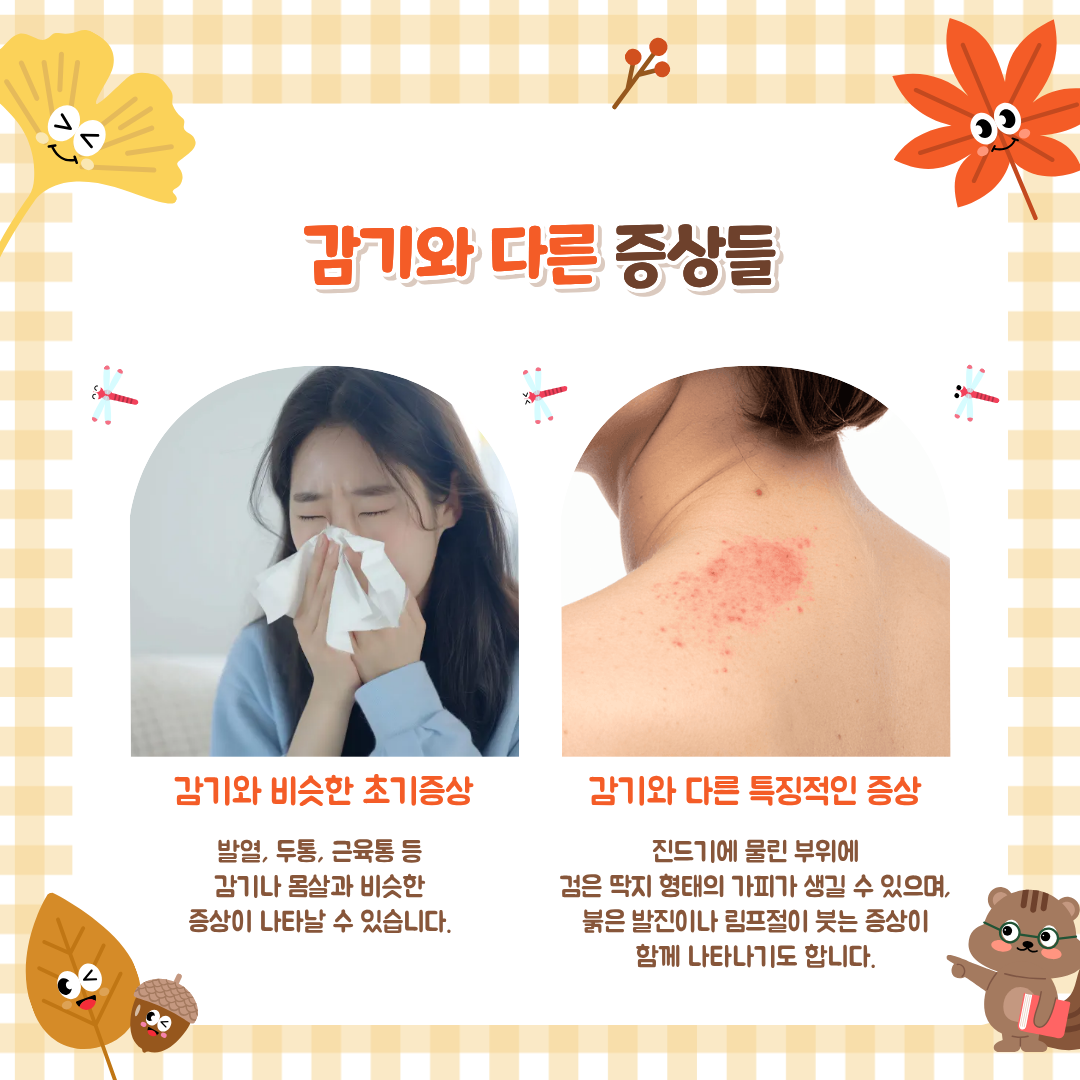 쯔쯔가무시병의 발열·발진·가피 안내